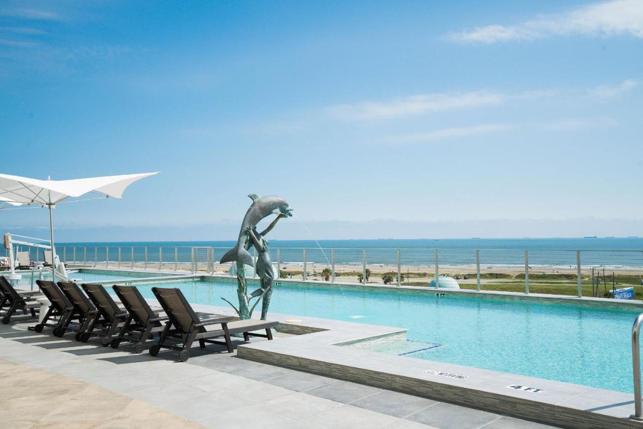 Sea It All Infinity Pool Ocean Views Steps From The Beach - A Perfect Romantic Getaway Lägenhet Galveston Exteriör bild